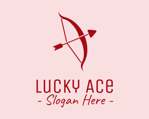 Red Cupid Arrow logo design