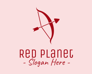 Red Cupid Arrow logo design