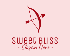 Red Cupid Arrow logo design