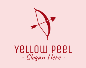 Red Cupid Arrow logo design