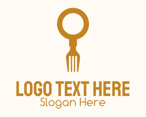 Magnifying Glass Fork Search logo