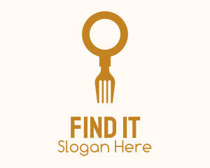 Magnifying Glass Fork Search logo