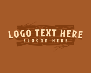 Wood Log Timber logo