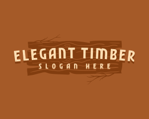 Wood Log Carpentry logo