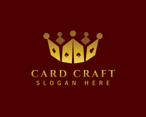 Card Game Crown logo design