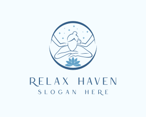 Spa Relaxation Massage logo design