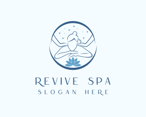 Spa Relaxation Massage logo design