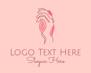 Hand Skincare Outline logo