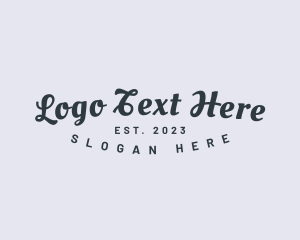 Elegant Script Business logo