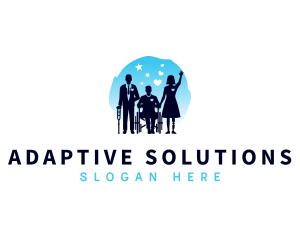 Disability Organization Care logo design