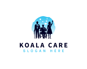 Disability Organization Care logo design