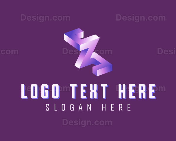 Tech Letter ZS Monogram Logo