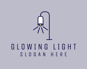 Modern Lamp Light logo design