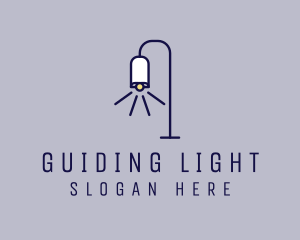 Modern Lamp Light logo design