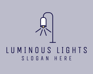 Modern Lamp Light logo design