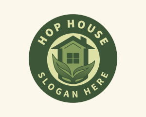 Leaf House Gardening logo design