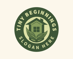 Leaf House Gardening logo design