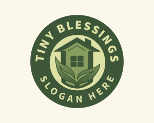 Leaf House Gardening logo design