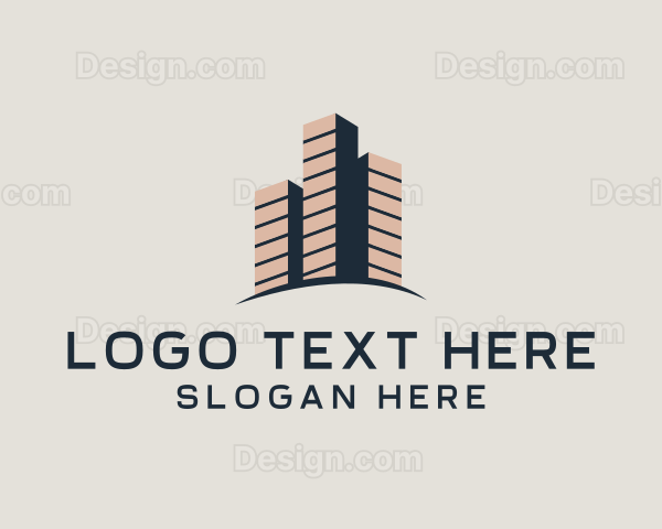 Minimalist Construction Building Logo