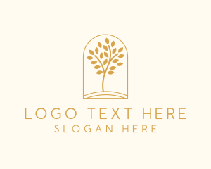 Natural Wellness Tree logo design