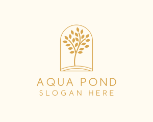 Natural Wellness Tree logo design