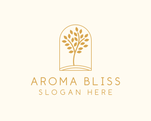 Natural Wellness Tree logo design