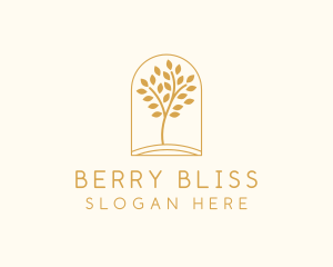 Natural Wellness Tree logo design