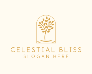 Natural Wellness Tree logo design