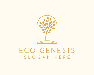 Natural Wellness Tree logo design