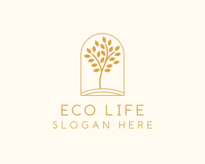 Natural Wellness Tree logo design