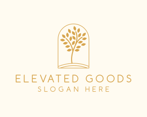 Natural Wellness Tree logo design