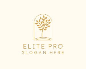 Natural Wellness Tree logo design