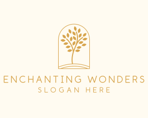 Natural Wellness Tree logo design