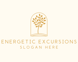 Natural Wellness Tree logo design