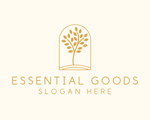 Natural Wellness Tree logo design