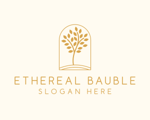 Natural Wellness Tree logo design