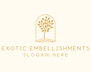 Natural Wellness Tree logo design