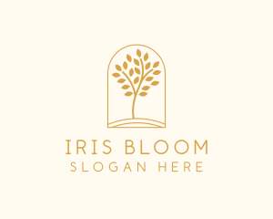 Natural Wellness Tree logo design