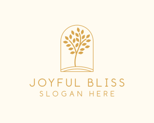 Natural Wellness Tree logo design