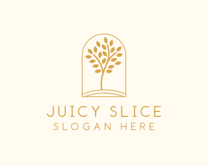 Natural Wellness Tree logo design