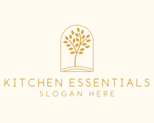 Natural Wellness Tree logo design