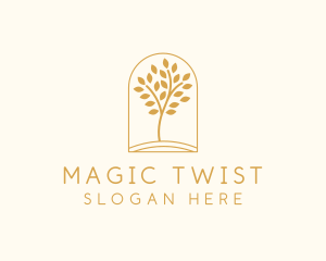 Natural Wellness Tree logo design