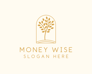 Natural Wellness Tree logo design