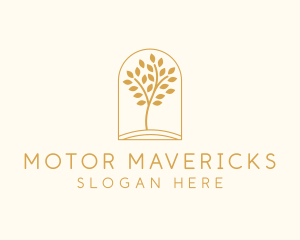 Natural Wellness Tree logo design