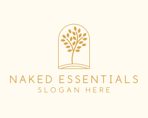 Natural Wellness Tree logo design