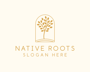 Natural Wellness Tree logo design