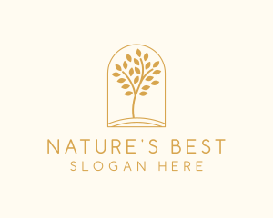 Natural Wellness Tree logo design