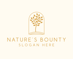 Natural Wellness Tree logo design