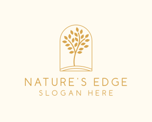 Natural Wellness Tree logo design