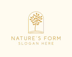 Natural Wellness Tree logo design